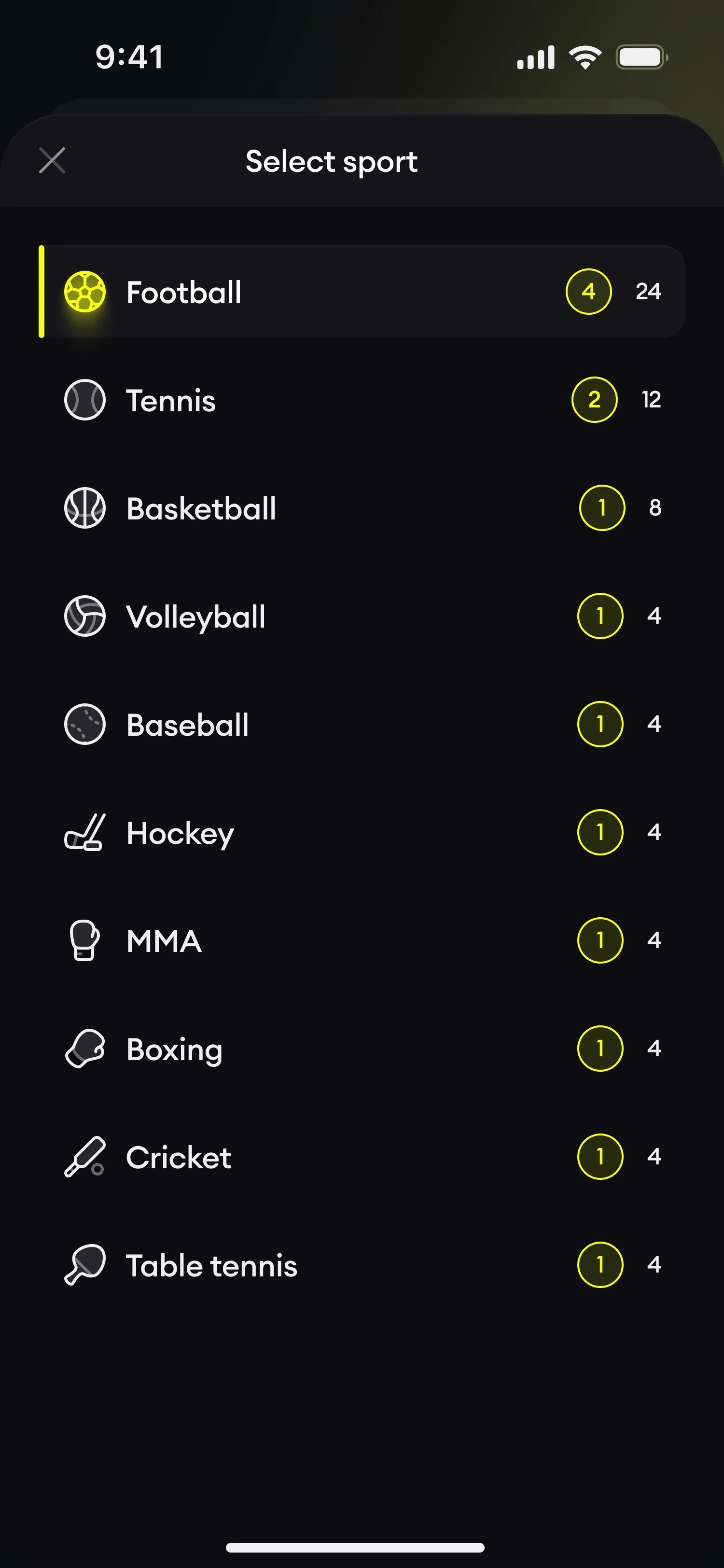 FlowScore app screen 2